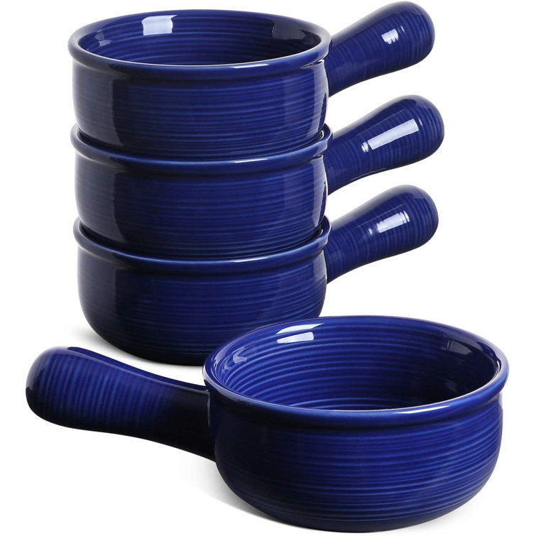 wisdomfurnitureco French Onion Soup Bowls With Handles, 15 Ounce For